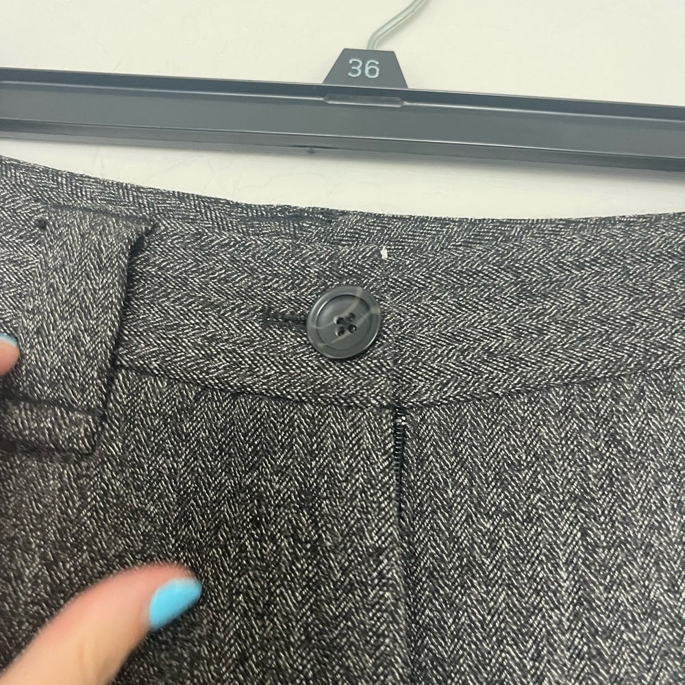 Gray Wide-Leg Trousers - Picture 3 of 5